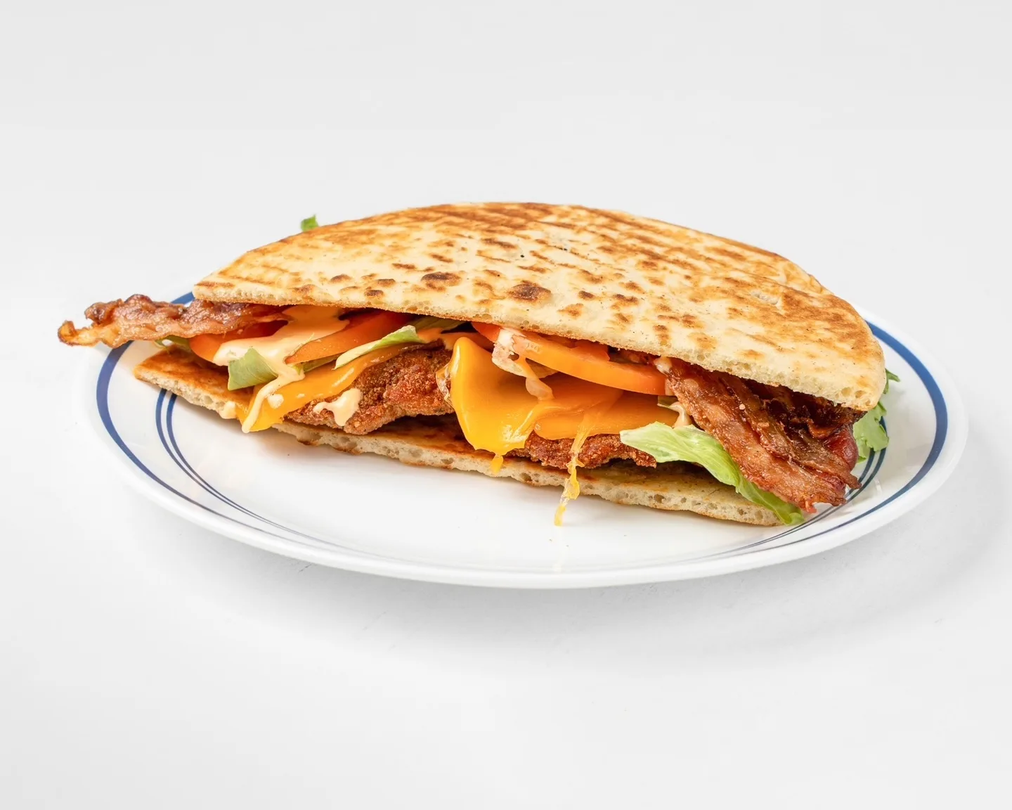 Buffalo chicken panini