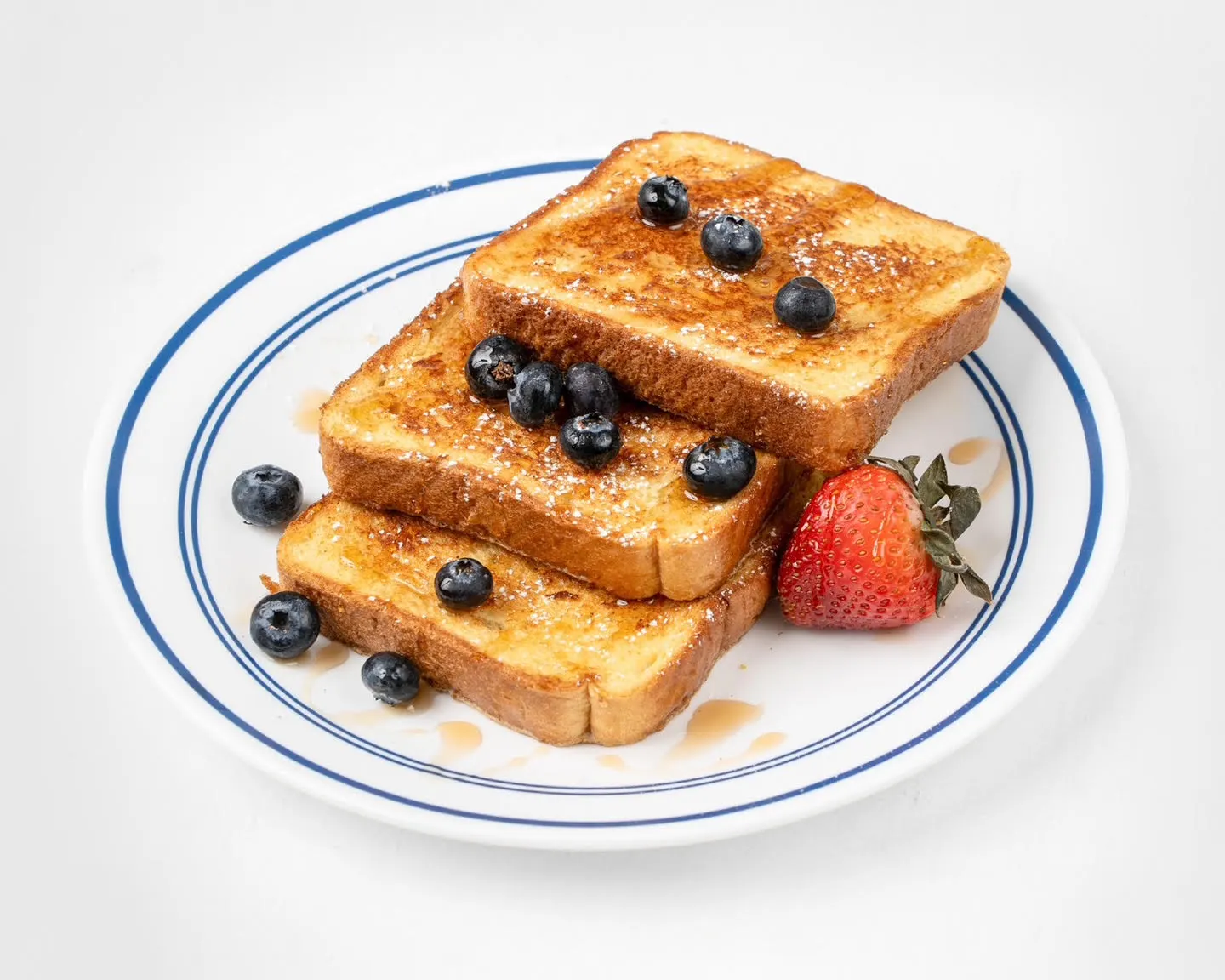 Challah French toast with berries